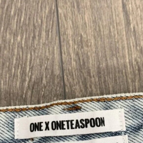 Free People One Teaspoon Freebirds Skinny Jeans Straight distressed light wash - Picture 12 of 16